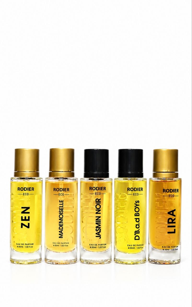 عطر جیبی زنانه رودیر (Rodier) سری پنجم در 5 رایحه 30 میل