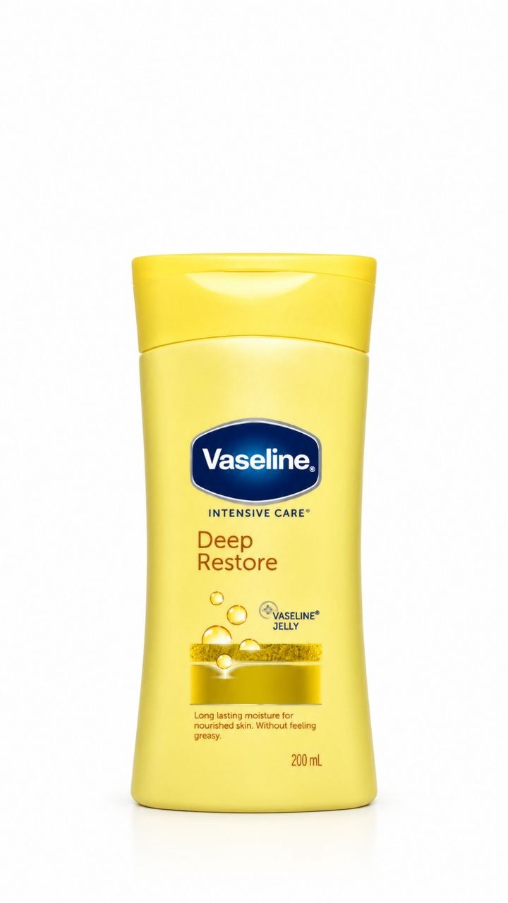 لوسیون بدن وازلین مدل Deep Restore حجم 200ml